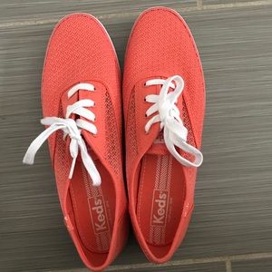 Coral/Pink Keds size 10